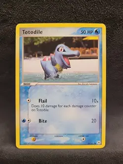 Totodile 79/101 Ex Hidden Legends Set Regular Non Holo Pokemon - Image 1