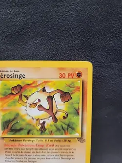 Mankey Ferosinge 55/64 French Jungle Set Regular Non Holo Pokemon - Image 3