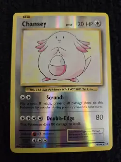 The Pokemon Company Chansey Evolutions Holo Rare Reverse Holo 120 HP 70/108 - Image 1