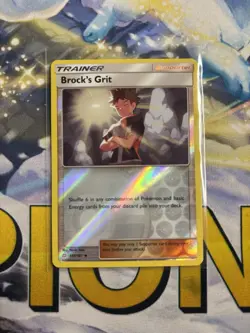 Brock's Grit 135/181 Reverse Holo SM-Team Up Pokemon TCG - Image 3