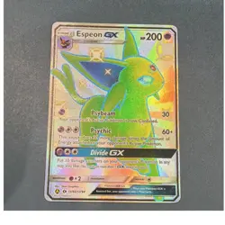Pokemon Espeon GX Full Art Shiny Holo Rare SV60/SV94 Hidden Fates Shiny Vault - Image 1