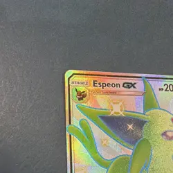Pokemon Espeon GX Full Art Shiny Holo Rare SV60/SV94 Hidden Fates Shiny Vault - Image 4