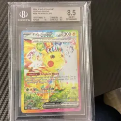 Pokemon TCG Pikachu EX 238/191 8.5 Special Illustration Rare Surging Sparks - Image 5