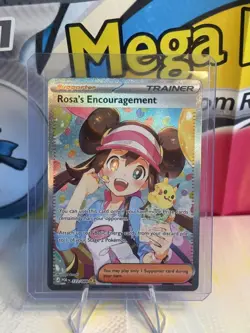 Rosa’s Encouragement SIR 123/088 - Pokemon Mega Evolution Perfect Order English - Image 1