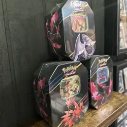 Pokemon TCG: Crown Zenith Tin Art Set Of 3 Brand New & Sealed - Image 3