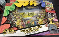 Pokemon TCG Mega Evolution Ascended Heroes Premium Poster Collection Box x2 - Image 1