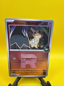 Pokemon Ascended Heroes Team Rocket’s Mimikyu Team Rocket "R" Logo Reverse Holo - Image 1