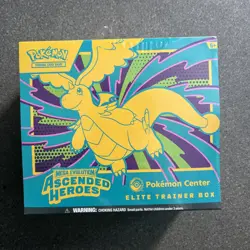 Pokemon TCG Ascended Heroes Pokemon Center ETB Sealed Small rip - Image 1