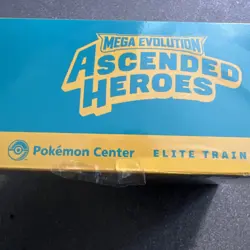 Pokemon TCG Ascended Heroes Pokemon Center ETB Sealed Small rip - Image 2