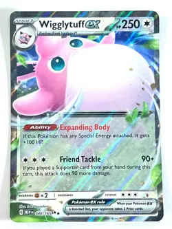 Wigglytuff ex 040/165 Double Rare Scarlet & Violet 151 Pokemon TCG Near Mint NM - Image 3