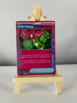 Pokemon TCG Unfair Stamp 165/167 Sv06: Twilight Masquerade Holo - Image 1