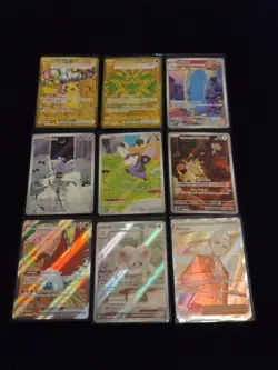Pokemon TCG Card Lot Of 9 English Sirs Hyper Rares Full Art - Image 1