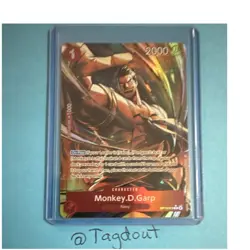 One Piece Monkey.D.Garp Alternate Art Foil Rare Carrying on His Will OP13-016 - Image 1