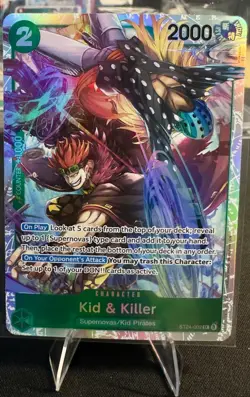 One Piece Kid & Killer ST24-002 SR Foil Starter Deck ST24 English NM - Image 2