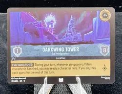 Disney Lorcana-Winterspell-Darkwing Tower-Icy Headquarters-#204-Cold Foil-M/NM - Image 1