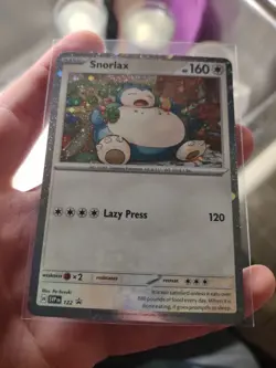 Pokemon TCG Snorlax 122 SV Scarlet & Violet Black Star Promo Holo Card - Image 1