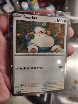 Pokemon TCG Snorlax 122 SV Scarlet & Violet Black Star Promo Holo Card - Image 3