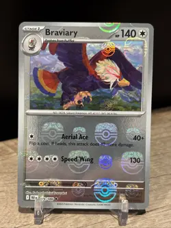Braviary (Master Ball Pattern) 078/086 Sv11B Black Bolt Holo Pokemon Card - Image 1