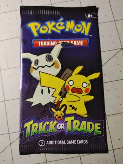 2023 Pokemon Trick Or Trade 3 Card Booster Pack Halloween Trick Or Treat SEALED - Image 1