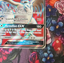 Pokemon TCG Reshiram GX Dragon Majesty Full Art Ultra Rare Card 65/70 LP - Image 4