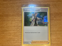Trainer Professor's Research Promo SWSH178 Pokemon Go Card Rare Holo NM - Image 1