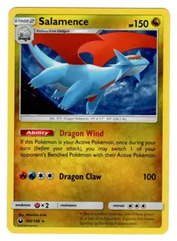 Salamence 106/168 Sm-Celestial Storm Holo Rare - Pokemon Card - Image 1