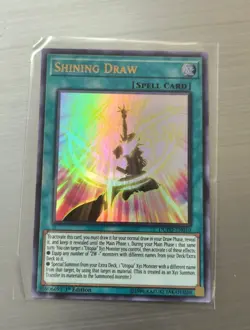 Yu-Gi-Oh Card - DUPO-EN010 - SHINING DRAW (ultra rare holo) - Mint Condition - Image 1