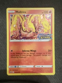 MOLTRES - SWSH185 - SWORD AND SHIELD PROMO - POKEMON CARD - Image 1