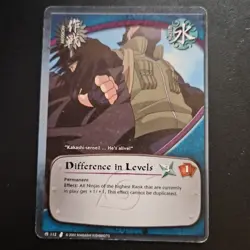 Shonen Jump Naruto CCG Curse of the Sand - Difference in Levels 112 Card Game - Image 1