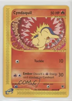 Cyndaquil Pokemon e-Card Series Expedition #105 2002 - Image 1