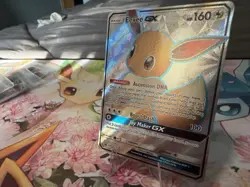 Eevee GX SM242 Sun & Moon Full Art Ultra Rare Holo Promo Pokemon Card - Image 2
