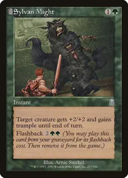 MTG Odyssey --- SYLVAN MIGHT --- Uncommon! NM! Magic the Gathering! - Image 1