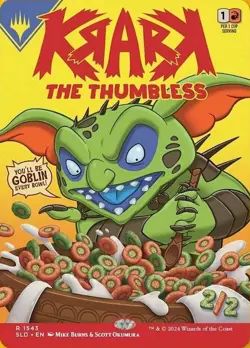 1x Krark, the Thumbless - Foil NM-Mint, English Secret Lair MTG Magic - Image 1