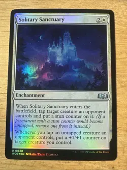 1x Solitary Sanctuary | FOIL | Wilds of Eldraine | MTG Magic Cards - Image 1
