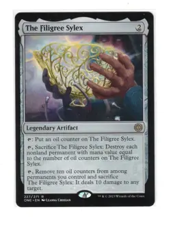MTG - NM - The Filigree Sylex - Phyrexia: All Will Be One 227 - Image 1