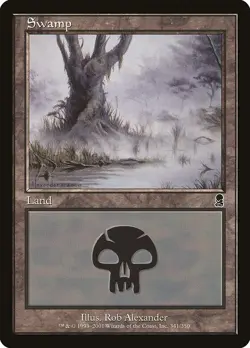 MTG Odyssey --- SWAMP (#341) --- Common! NM! Magic the Gathering! - Image 3