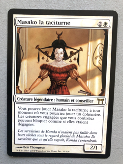Mtg Carte Magic FChampionis of Kamigawa Masako the Humorless French LP - Image 1