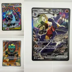 Pokemon Lot Cynthia's Garchomp EX 215, Mega Charizard X ex #23, Marshadow #146 - Image 1