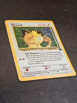 Pokemon TCG Meowth 10 Vintage Black Star Promo Mint Near Mint - Image 2