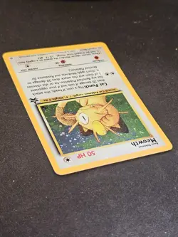 Pokemon TCG Meowth 10 Vintage Black Star Promo Mint Near Mint - Image 3
