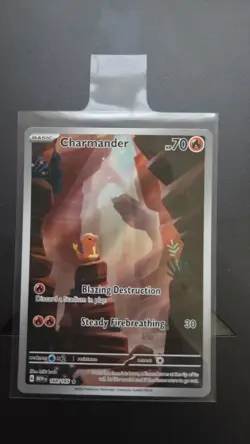 2023 Pokemon Charmander 168/165 Scarlet & Violet 151 Art Rare Full Art Holo - Image 1