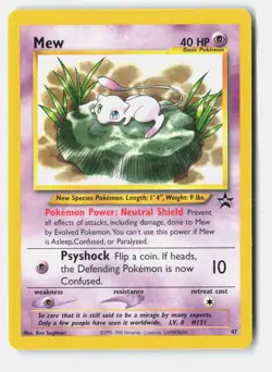 Mew 47 Promo Wizards Black Star Promos Pokemon Lightly Played - Image 1