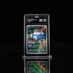 TAG 10 GEM MINT JAPANESE POKEMON 2023 SNORLAX 181/165 POKEMON 151 ART RARE - Image 1
