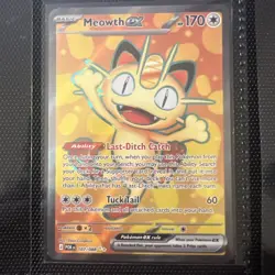 Meowth ex 107/088 Full Art Ultra Rare – Near Mint – Pokemon Perfect Order NM - Image 1