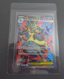 Pokemon Mega Lucario EX Full Art 160/132 Mega Evolution Ultra Rare - Image 1