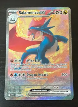 Pokemon TCG - Salamence ex 187/159 Sv09: Journey Together Holo - Image 1