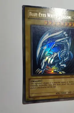 Blue-Eyes White Dragon SDK-001 Starter Deck: Kaiba,Unlimited, UTR, LP Condition - Image 3
