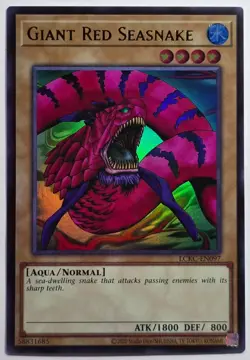 Yugioh Giant Red Seasnake LCKC-EN097 Ultra Rare Unlimited - Image 1