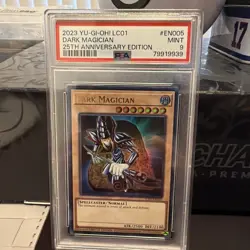 Yu-Gi-Oh DARK MAGICIAN 25th Anniversary LC01-EN005 ULTRA RARE Holo PSA 9 - Image 1
