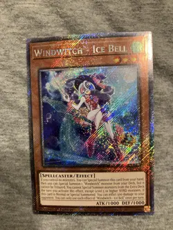 PRE-SALE YUGIOH x1 RA04-EN273 WINDWITCH - ICE BELL - PLATINUM SECRET RARE 1st ED - Image 1